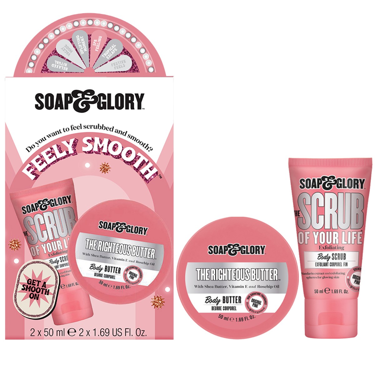 Soap and glory feely smooth christmas gift set