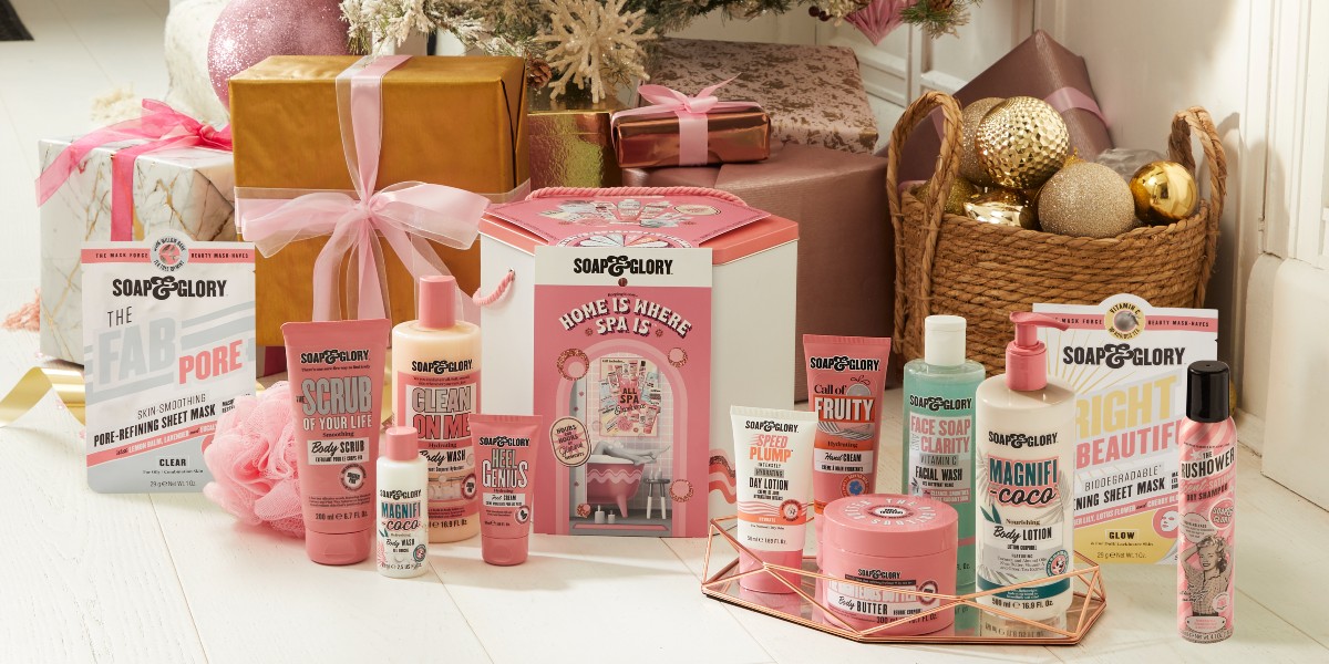 Soap and glory self care christmas blog post