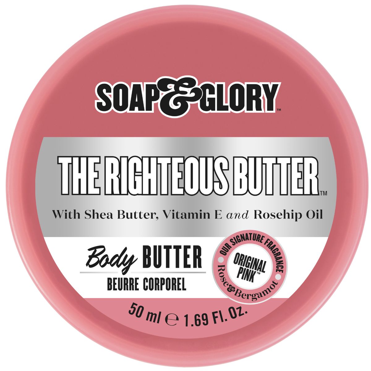 Original Pink The Righteous Butter Moisturising Body Butter Mini Travel Size