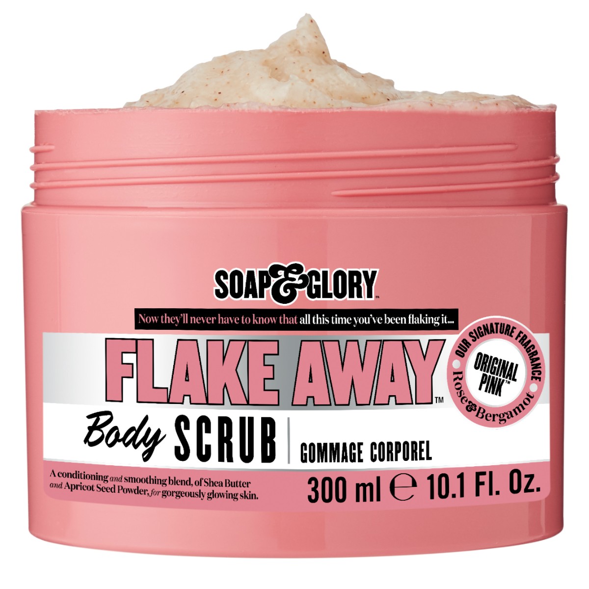 Original Pink Flake Away Exfoliating Body Scrub